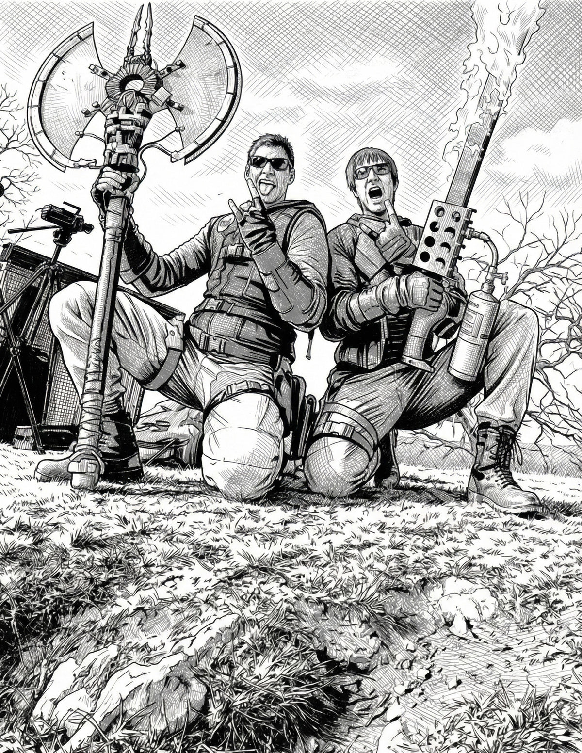 Coloring book page 10 sample