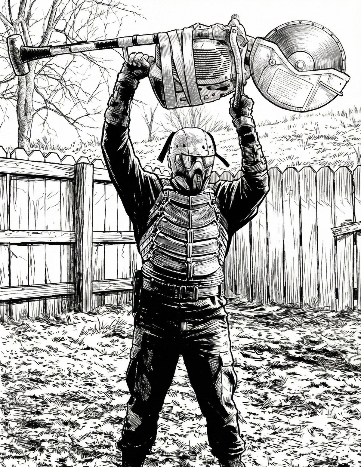 Coloring book page 12 sample