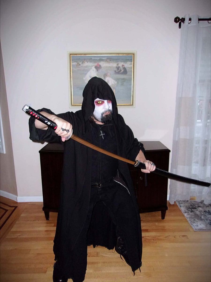 Anthony Bolton with his Executioner Katana