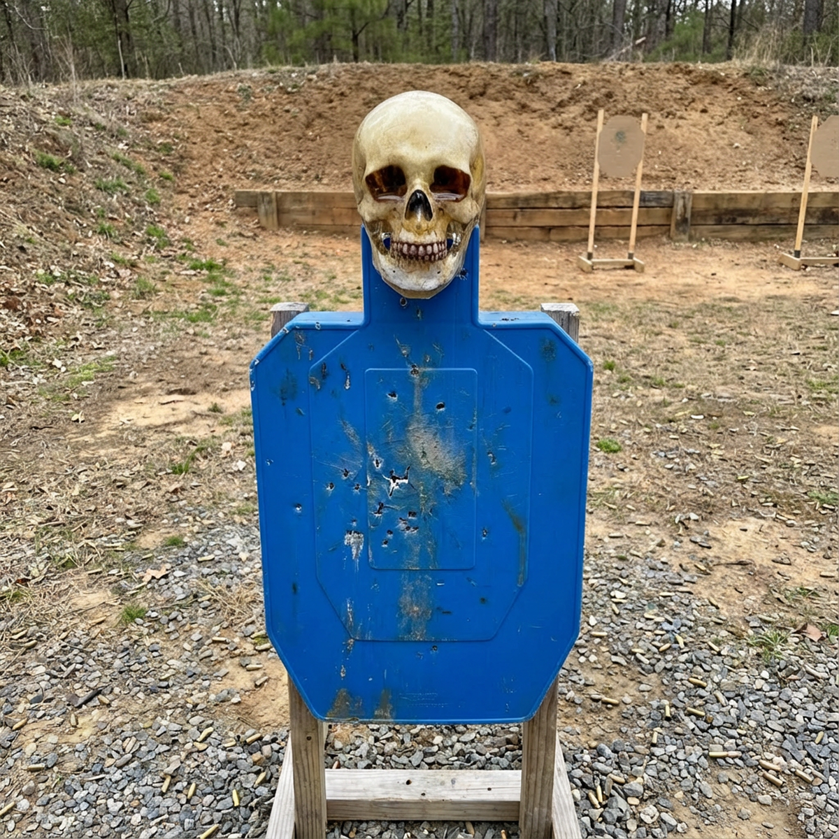 Ballistic Gel Zombie Head (Clear)