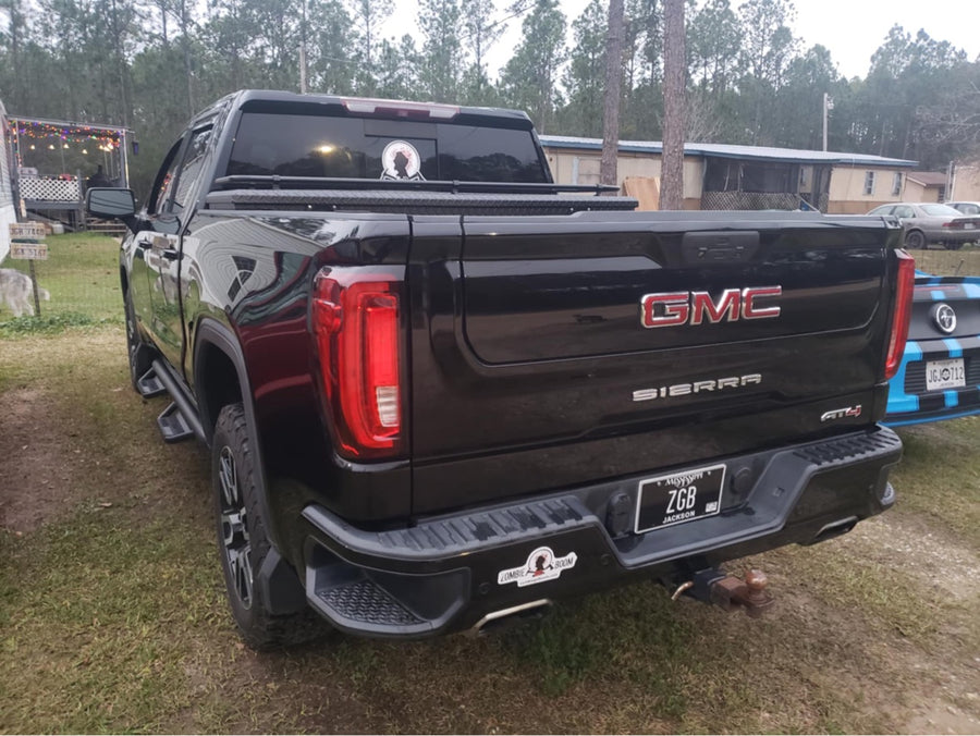 ZGB fan truck with ZGB plates and sticker